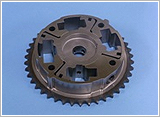 Development of Variable Valve Timing Parts on the Exhaust Side for Eco-Friendly Car