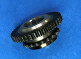 High-density sprocket with low-cost and die-lubricationless compaction