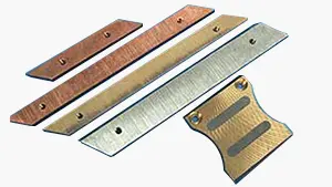 新幹線パンタグラフの集電子すり板