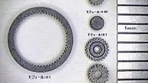 微小モジュール歯車を使った減速機