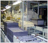 連続式焼結炉の例