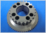 Development of sprocket with crank sensor for diesel engine